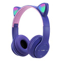 Auriculares Bluetooth Infantiles con Orejas de Gatito LED – Inalámbricos, Coloridos y Divertidos