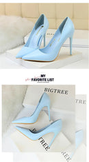 Zapatos de tacón alto de piel para mujer: elegancia y comodidad