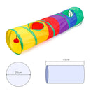 Túnel Plegable para Gatos – Juguete Interactivo para Ejercicio, Escondite y Diversión