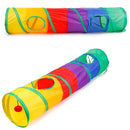 Túnel Plegable para Gatos – Juguete Interactivo para Ejercicio, Escondite y Diversión