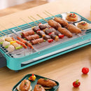 Parrilla Eléctrica Multiuso para Interior – Grill con Pinchos, Parrilla y Plancha para Asar y Freír en Casa