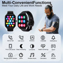 Relógio Inteligente Militar com GPS e Bluetooth – Resistente à Água, Fitness e Chamadas HD