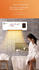 Ventilador y Calefactor de Pared Portátil – Climatización Doméstica 2 en 1.