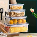 Juego con 8 Recipientes Herméticos sin BPA – Recipientes con Cierre para Microondas y Congelador, Ideales para Almacenar Alimentos