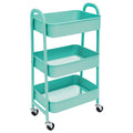 Carrito Organizador con Ruedas de 3 Niveles – Multiuso para Cocina, Baño y Oficina, Resistente y Fácil de Montar