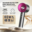 Secador de Pelo Profesional Iones Negativos 2000W Silencioso Secado Rápido Portátil