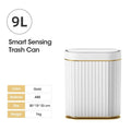 Cubo de basura inteligente automático 7L/9L con sensor – Tecnología, higiene y practicidad para baño y cocina