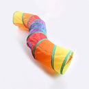 Túnel Plegable para Gatos – Juguete Interactivo para Ejercicio, Escondite y Diversión