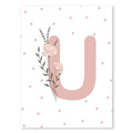 Marco Decorativo Infantil Mariposa Rosa Arcoíris Kawaii – Arte en Lienzo para Habitación de Niña
