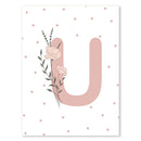 Marco Decorativo Infantil Mariposa Rosa Arcoíris Kawaii – Arte en Lienzo para Habitación de Niña