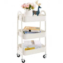 Carrito Organizador con Ruedas de 3 Niveles – Multiuso para Cocina, Baño y Oficina, Resistente y Fácil de Montar