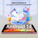 Tablet Android 14 de 10” 4GB RAM 32GB con WiFi 5G y batería de 6000mAh