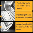 Fuente para Hornear Antiadherente con Tapa de Acero Inoxidable – Resistente al Calor, Ideal para Hornear, Asar a la Parrilla y Servir