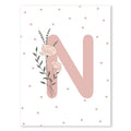 Marco Decorativo Infantil Mariposa Rosa Arcoíris Kawaii – Arte en Lienzo para Habitación de Niña