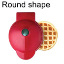 Mini Máquina de Waffle Eléctrica 110V/220V 350W – Antiadherente, Compacta e Ideal para Desayuno y Postres