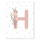 Marco Decorativo Infantil Mariposa Rosa Arcoíris Kawaii – Arte en Lienzo para Habitación de Niña