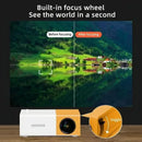 Proyector Portátil Mini 4K – Pantalla Infantil para Casa con Soporte de Pared