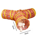 Túnel Plegable para Gatos – Juguete Interactivo para Ejercicio, Escondite y Diversión