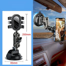 Soporte Vehicular para Celular con Ventosa Fuerte – Brazo Flexible para Grabación y Vlog