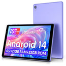 Tablet Android 14 de 10” 4GB RAM 32GB con WiFi 5G y batería de 6000mAh