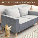 Protector de Sofá Autoadhesivo para Gatos 60x200cm – Tapete Rascador Recortable para Protección de Muebles