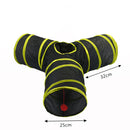 Túnel Plegable para Gatos – Juguete Interactivo para Ejercicio, Escondite y Diversión