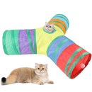 Túnel Plegable para Gatos – Juguete Interactivo para Ejercicio, Escondite y Diversión