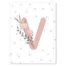Marco Decorativo Infantil Mariposa Rosa Arcoíris Kawaii – Arte en Lienzo para Habitación de Niña