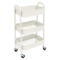Carrito Organizador con Ruedas de 3 Niveles – Multiuso para Cocina, Baño y Oficina, Resistente y Fácil de Montar
