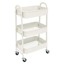Carrito Organizador con Ruedas de 3 Niveles – Multiuso para Cocina, Baño y Oficina, Resistente y Fácil de Montar