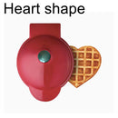 Mini Máquina de Waffle Eléctrica 110V/220V 350W – Antiadherente, Compacta e Ideal para Desayuno y Postres