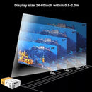 Proyector Portátil Mini 4K – Pantalla Infantil para Casa con Soporte de Pared