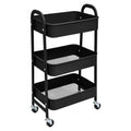 Carrito Organizador con Ruedas de 3 Niveles – Multiuso para Cocina, Baño y Oficina, Resistente y Fácil de Montar