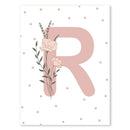 Marco Decorativo Infantil Mariposa Rosa Arcoíris Kawaii – Arte en Lienzo para Habitación de Niña