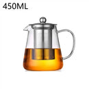 Bule de Vidrio de Borosilicato 1L con Infusor de Acero Inoxidable – Tetera Resistente al Calor para Té