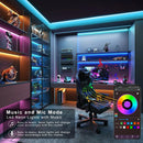 Cinta de LED Inteligente RGB con App y Control Remoto – Sincronización con Música 1m a 20m