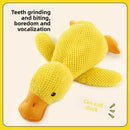 Juguete de Peluche Calmante para Perros – Pato con Sonido, Suave e Ideal para Dormir y Compañía