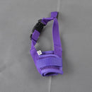 Bozal de Malla Ajustable para Perros – Antiladridos y Antimordidas con Correa de Nylon para Entrenamiento y Control
