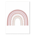 Marco Decorativo Infantil Mariposa Rosa Arcoíris Kawaii – Arte en Lienzo para Habitación de Niña